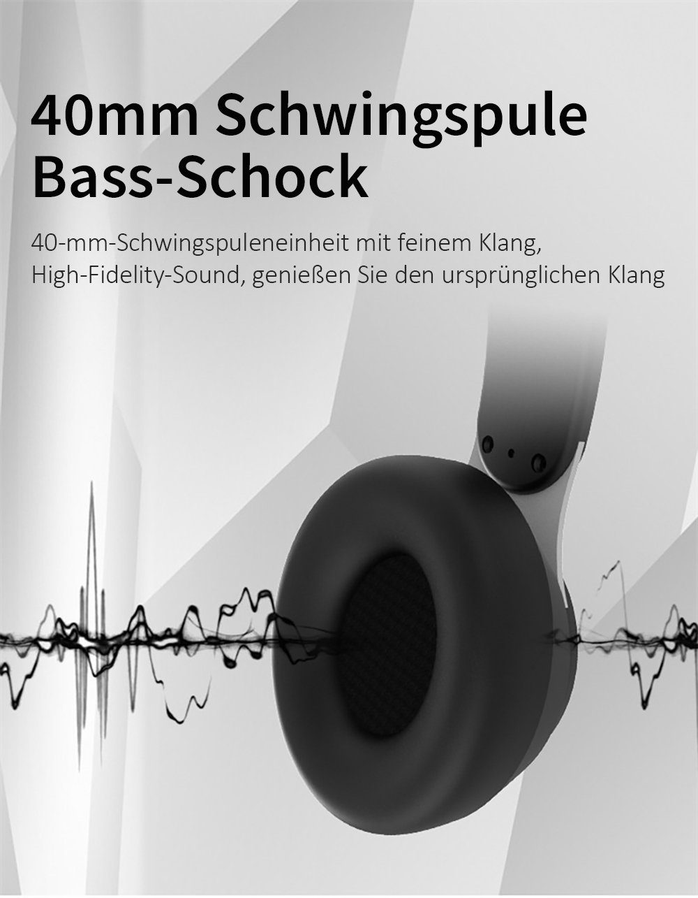 Bothergu Headset (Wireless Kopfhörer Bluetooth 5.0 Headset)