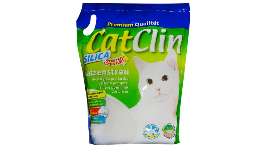 CatClin Katzenstreu Silica energy crystals 8 l