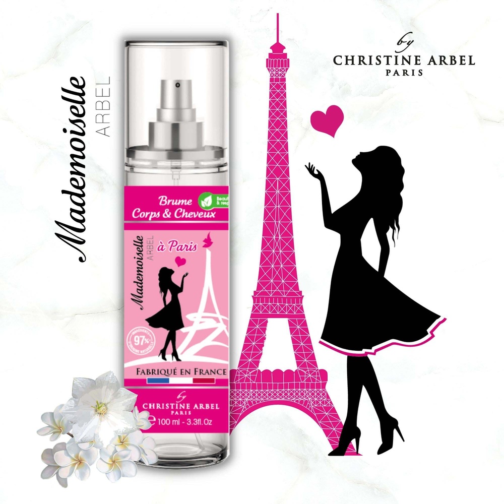 christine arbel Brume parfumée Mademoiselle Arbel à Paris 100 ml BRUME PARFUMEE
