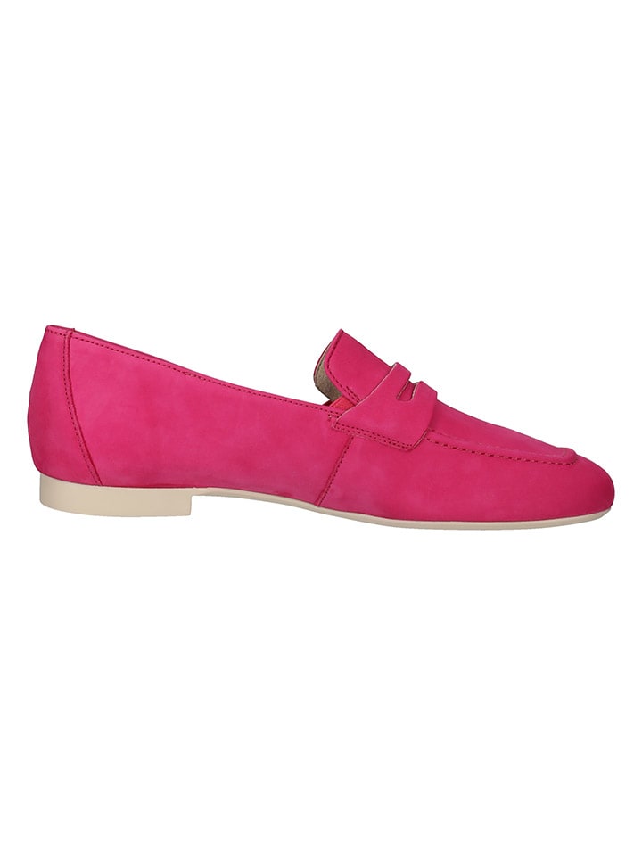 Paul Green Leder-Mokassins in Pink günstig kaufen