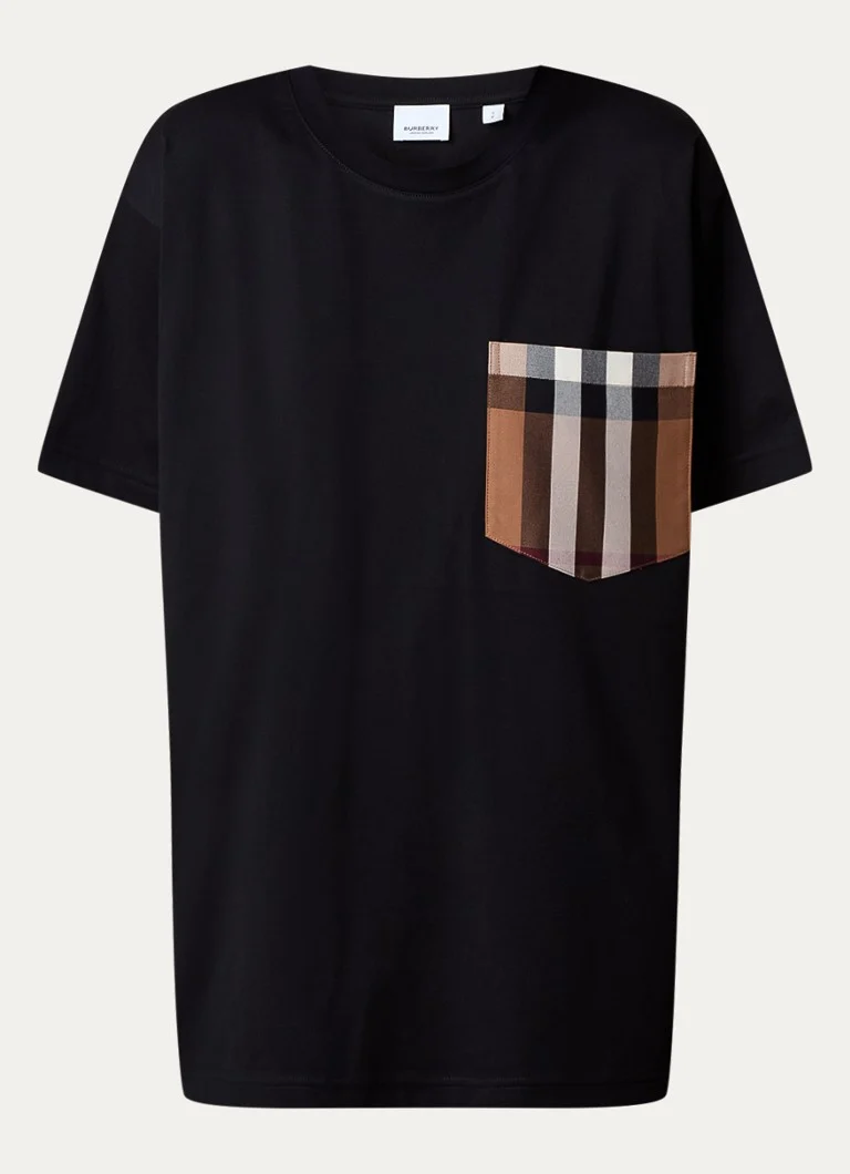 T-shirt Burberry con taschino sul petto