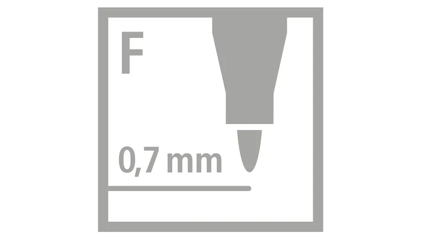 STABILO® Folienstift - STABILO OHPen universal - permanent fein - 4er Pack - grün, rot, blau, schwarz sortiert