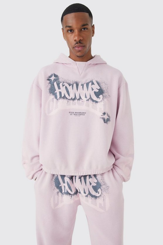 Kastiger Homme Grafitti-Trainingsanzug