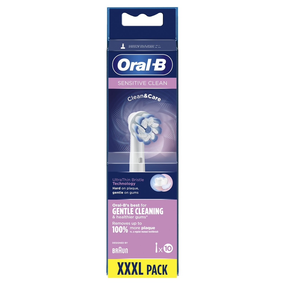 oral-b Oral-B Sensitive Clean Brossette, 10 Brossettes De Rechange