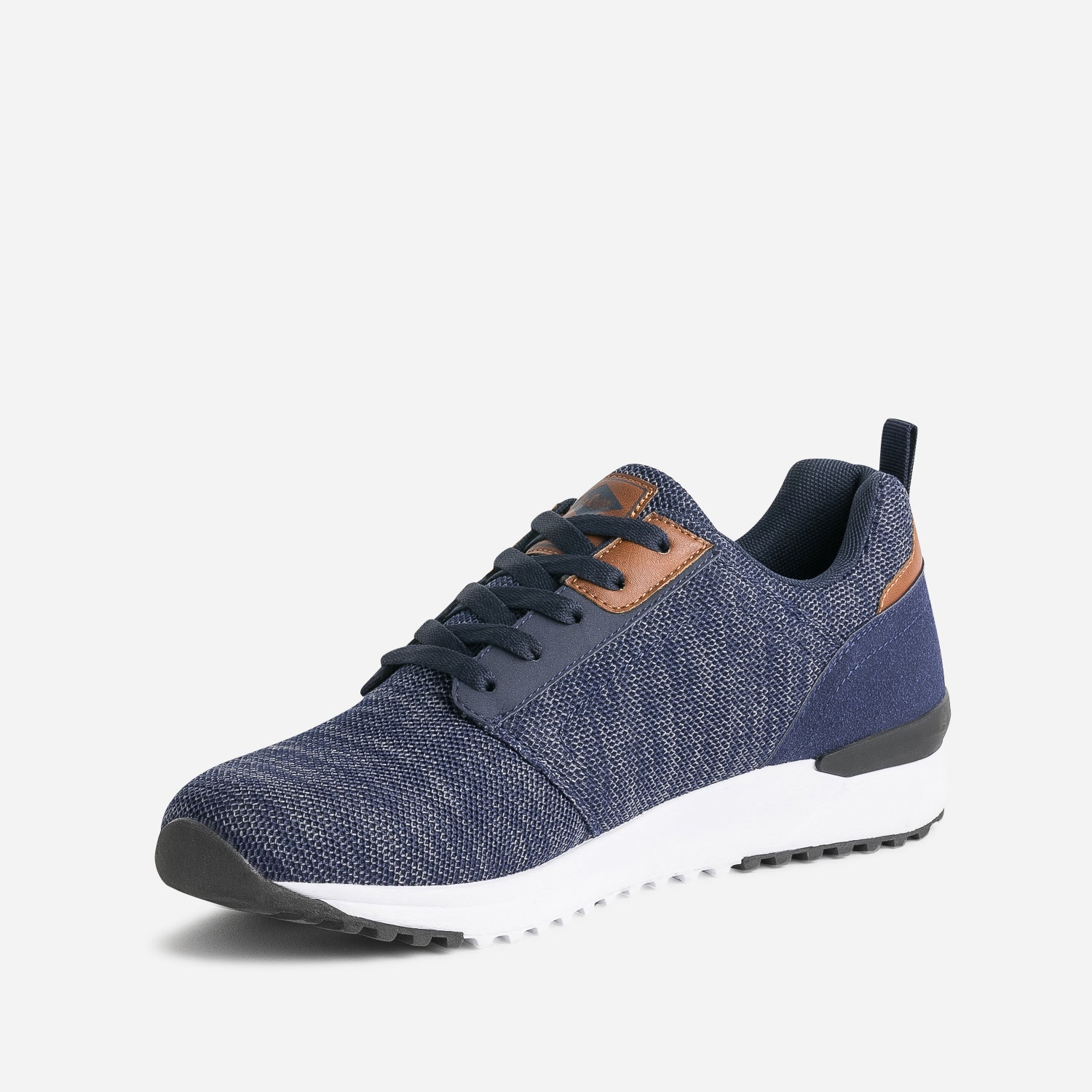 Tennis LEE COOPER marine chiné en mesh