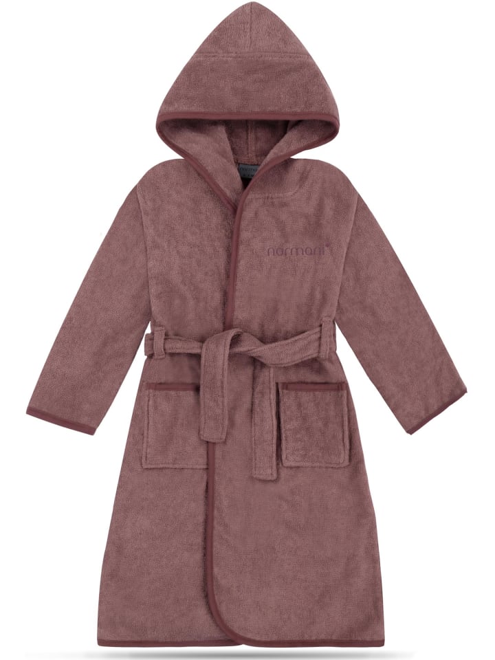 normani Baby Bademantel aus Bio-Baumwolle Ljubljana in Rosa günstig kaufen
