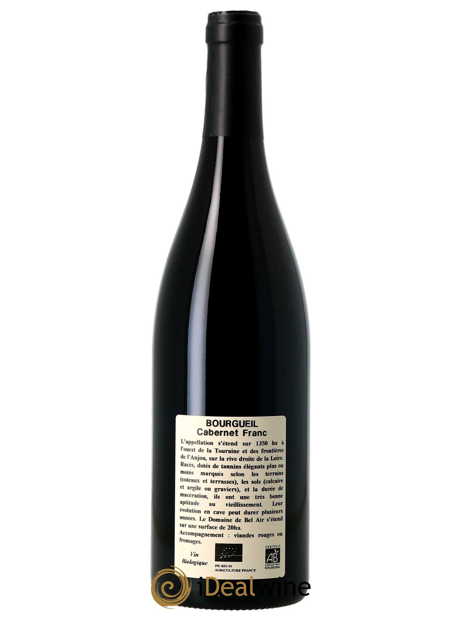 Bourgueil Vingt Lieux Dits Domaine du Bel Air  2021 - Lot de 1 Bouteille