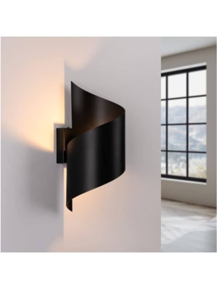Nice Lamps Wandleuchte ZUREA Schwarz H 55 günstig kaufen onesize