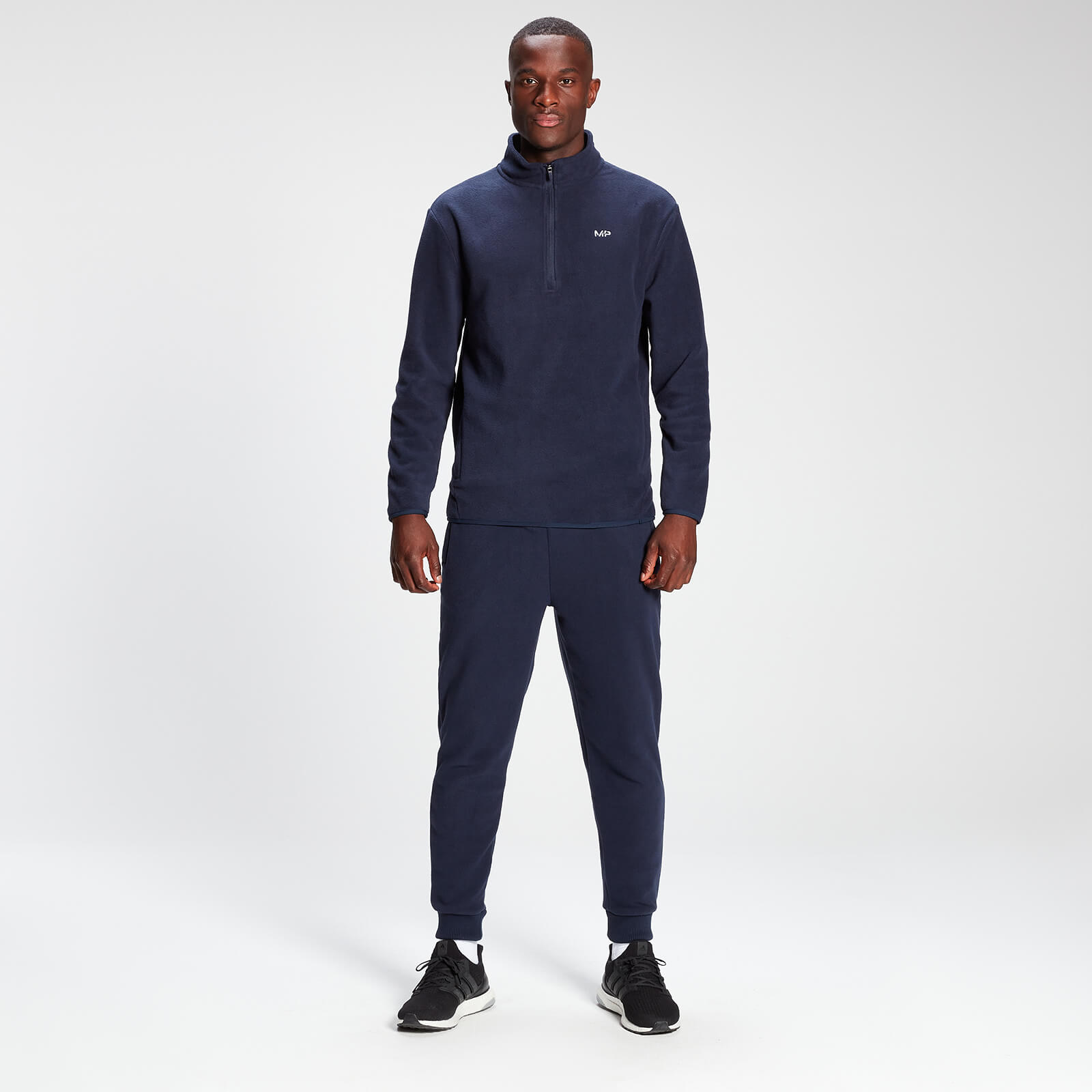 Polaire à fermeture éclair ¼ MP Rest Day pour hommes – Bleu marine