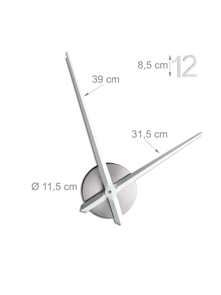 relaxdays Wanduhr 