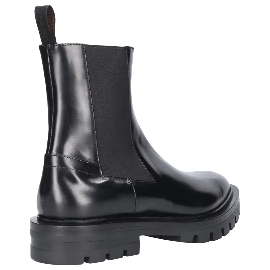 Santoni - Chelsea Boots 59648 Kalbsleder - schwarz