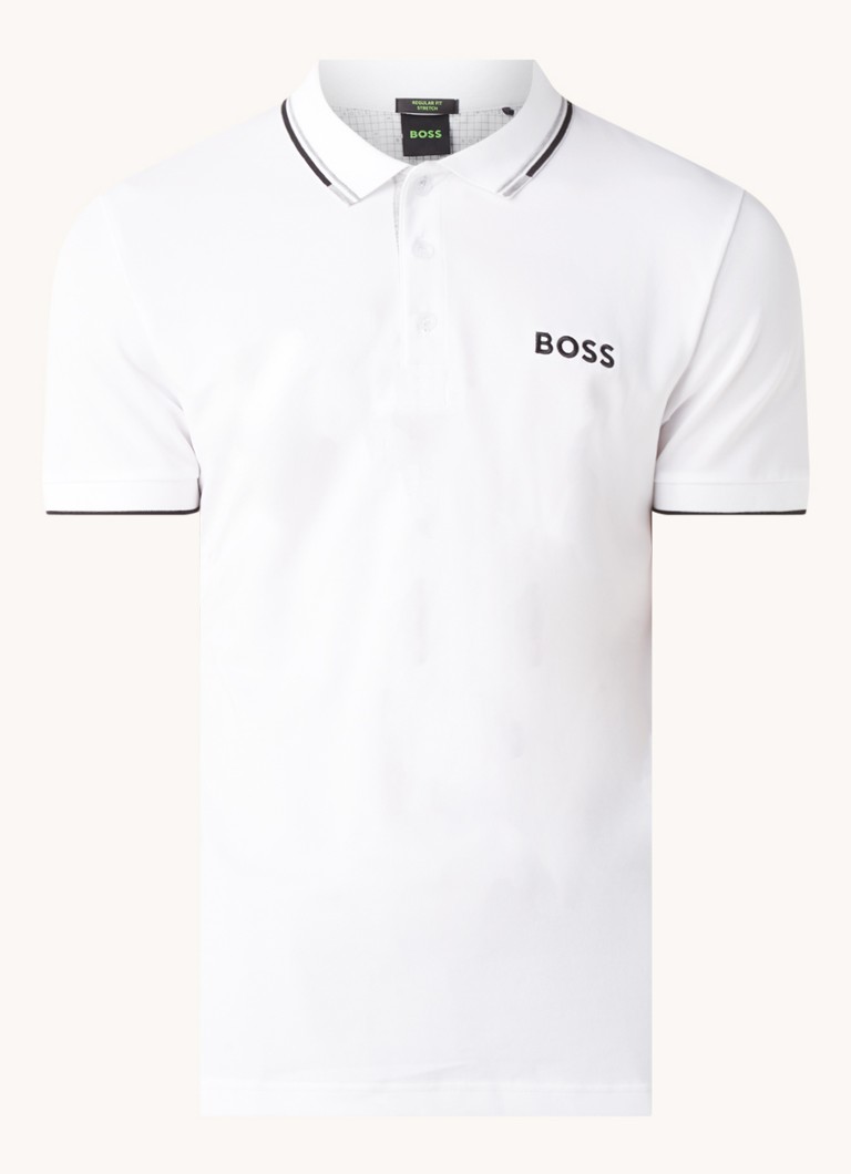 Tricou polo HUGO BOSS Paddy cu croială clasică din bumbac piqué.