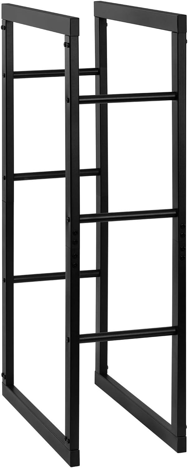 EUGAD Kaminholzregal, BxTxH:60x25x100 cm, (1-St), Innen Außen aus Metall für Kaminholz