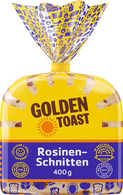 Golden Toast Rosinen-Schnitten