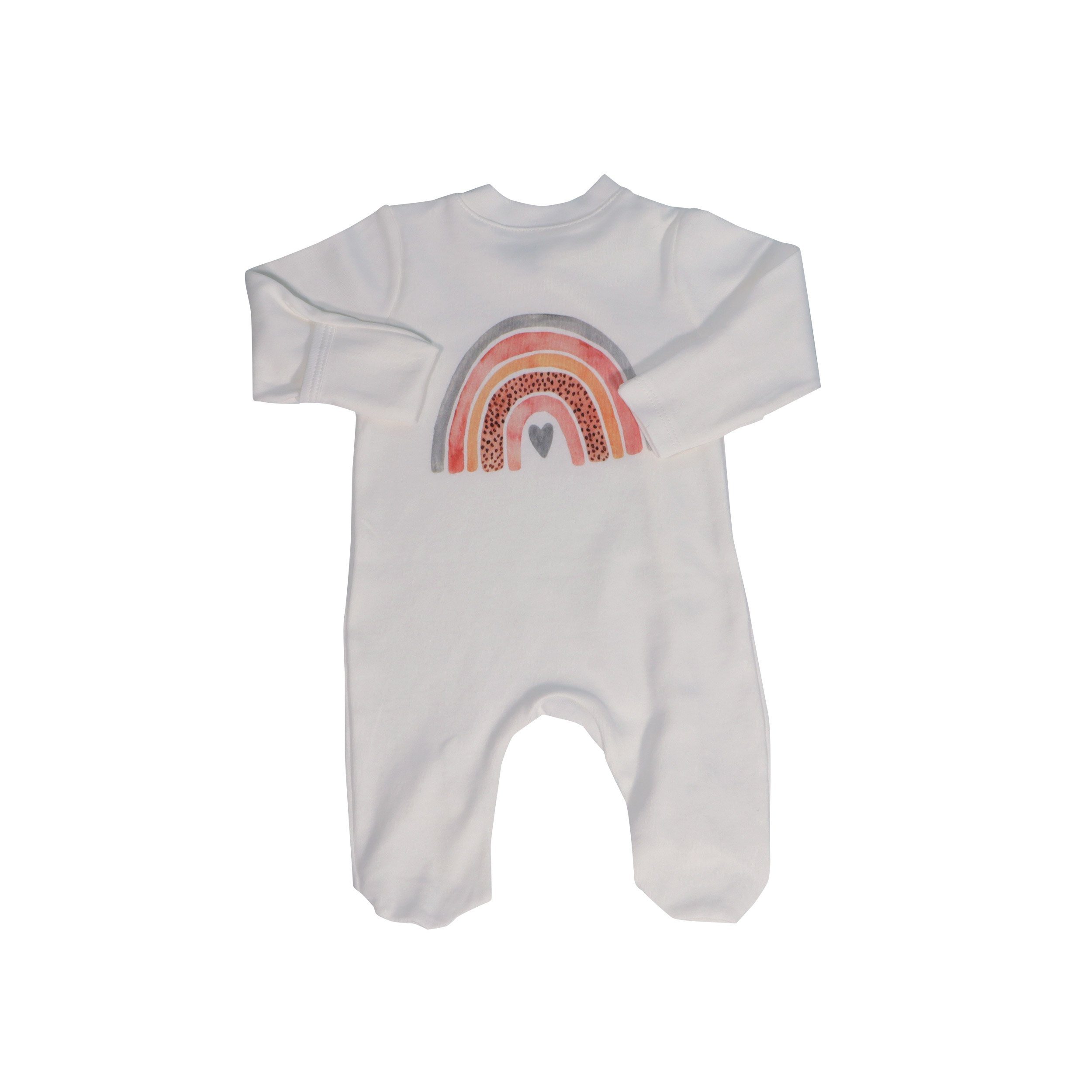 Babydecke Neugeborenen-Set Rikke 9-teilig, Gr. 62 im Regenbogen-Design, Puckdaddy GmbH
