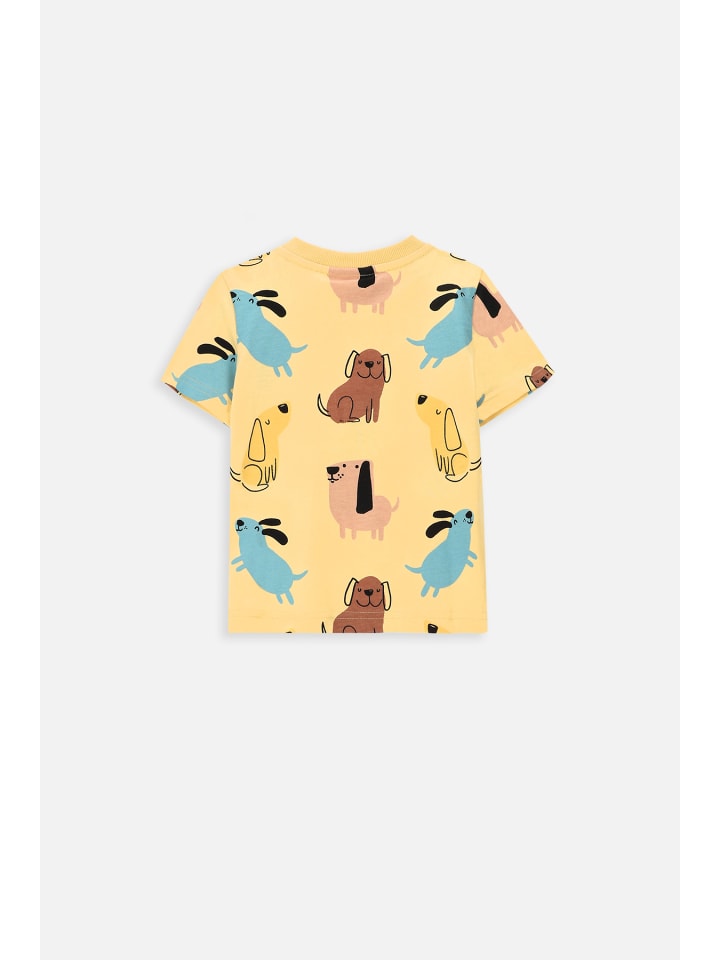 Coccodrillo T-Shirt mit kurzen Ärmeln in gelb günstig kaufen
