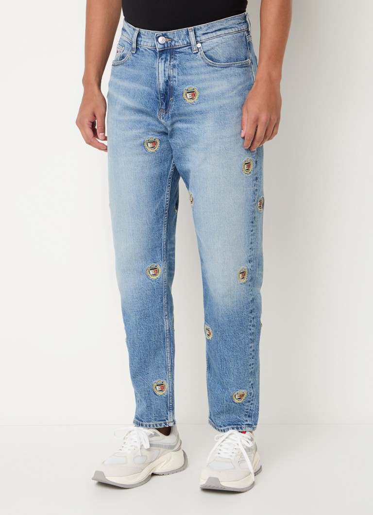 Zožene kavbojke Tommy Hilfiger Isaac z vezenim logotipom