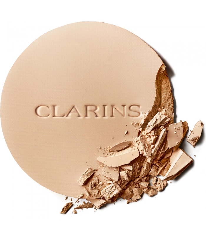Clarins-EVER MATTE COMPACT POWDER-Poudre compacte matifiante infusée au lait de pêcher