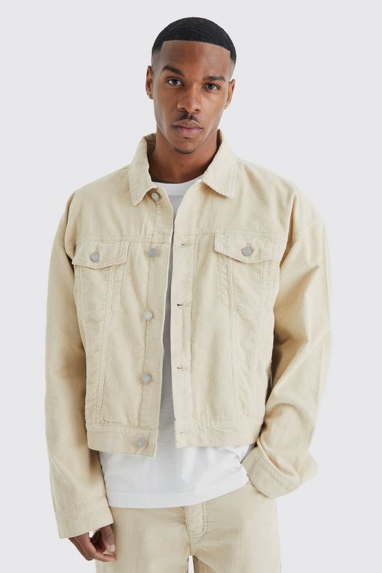 Kastige Cord-Jacke