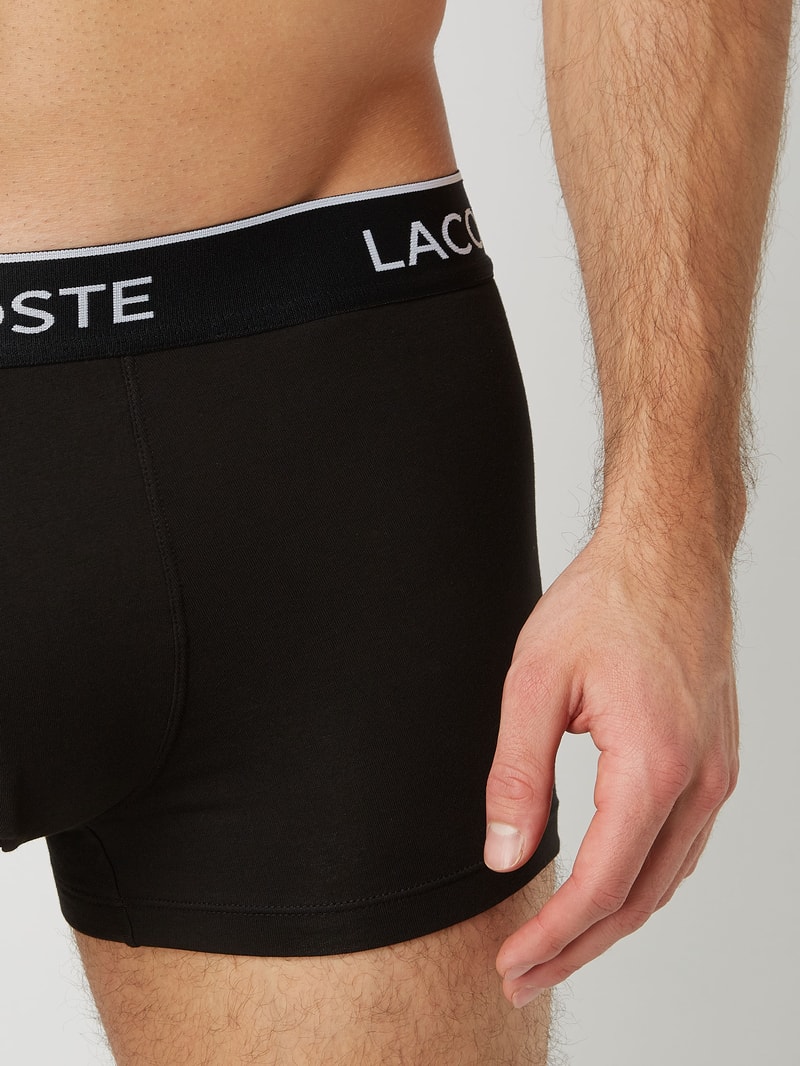 Trunks mit Label-Details im 3er-Pack in schwarz