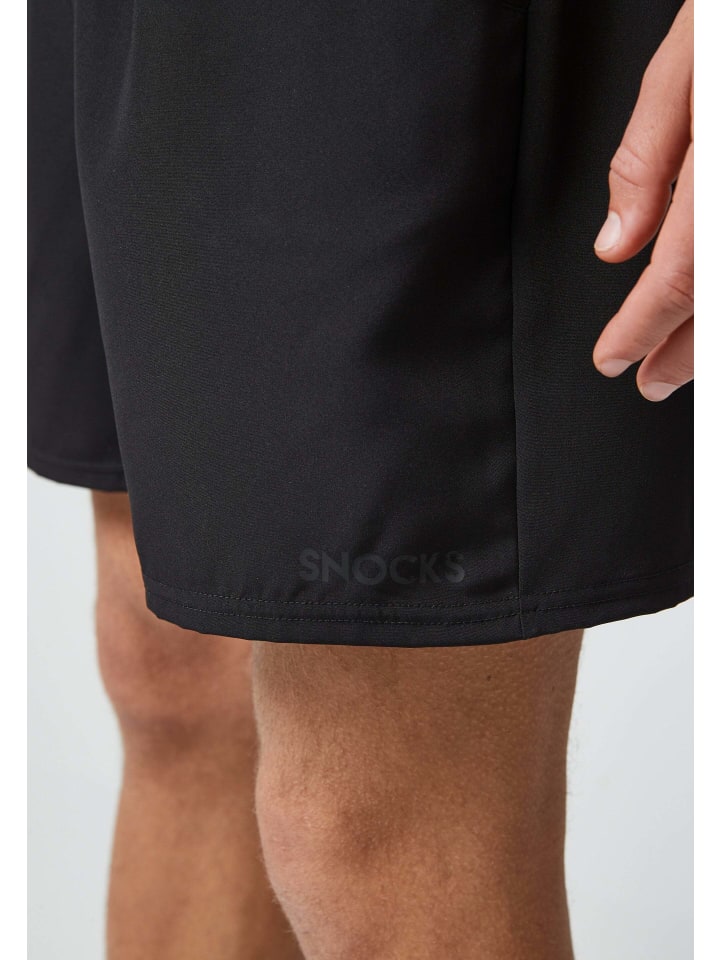 SNOCKS Trainingsshorts Herren 1 Stück in Schwarz günstig kaufen