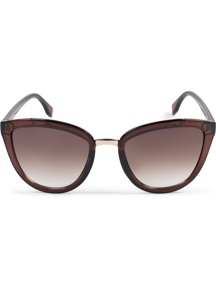 styleBREAKER Cateye Sonnenbrille in Braun / Braun Verlauf günstig kaufen onesize