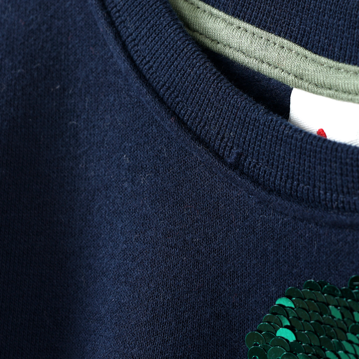 Jungen Sweatshirt mit Wendepailletten