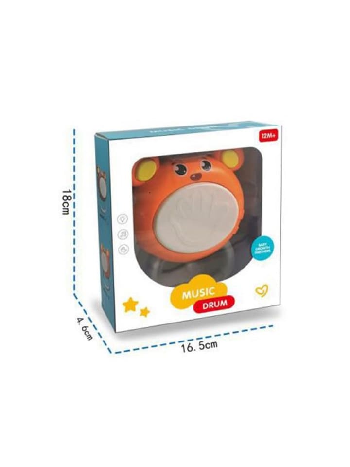 Moni Musikspielzeug Trommelbär in orange günstig kaufen onesize