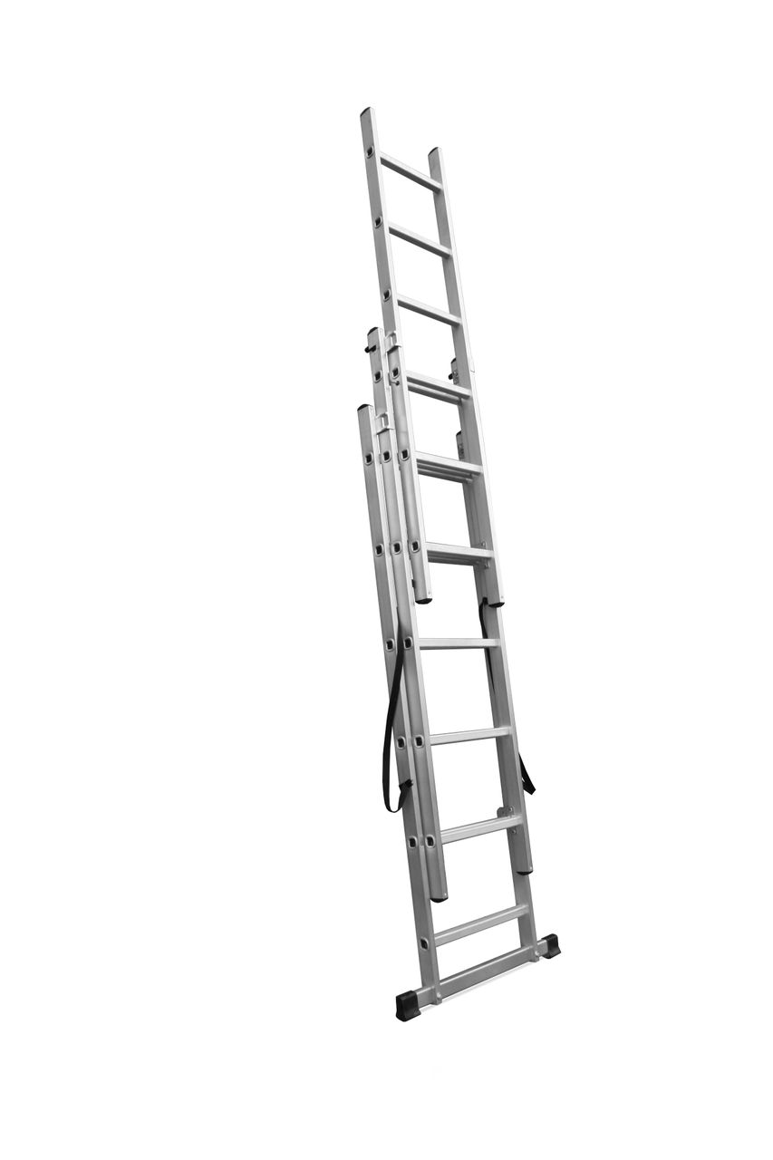 Vago-Tools Mehrzweckleiter Multifunktionsleiter Klappleiter Leiter 3 x 6 Sprossen