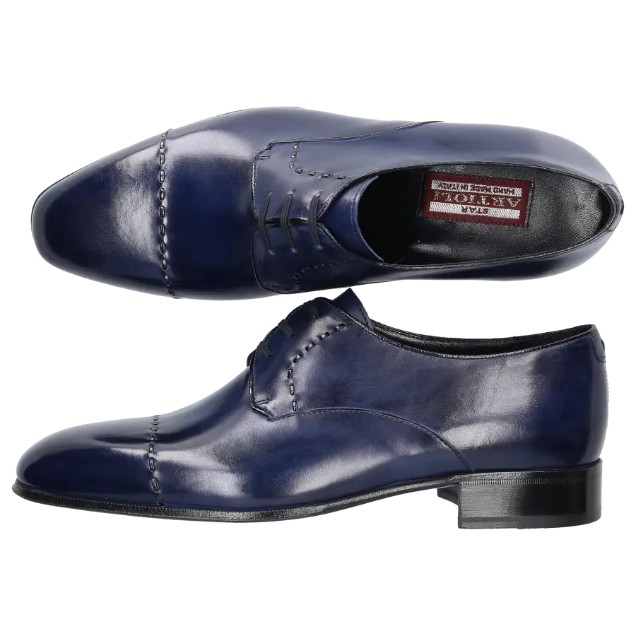 Artioli - Businessschuhe Oxford BRUNEI Kalbsleder - blau