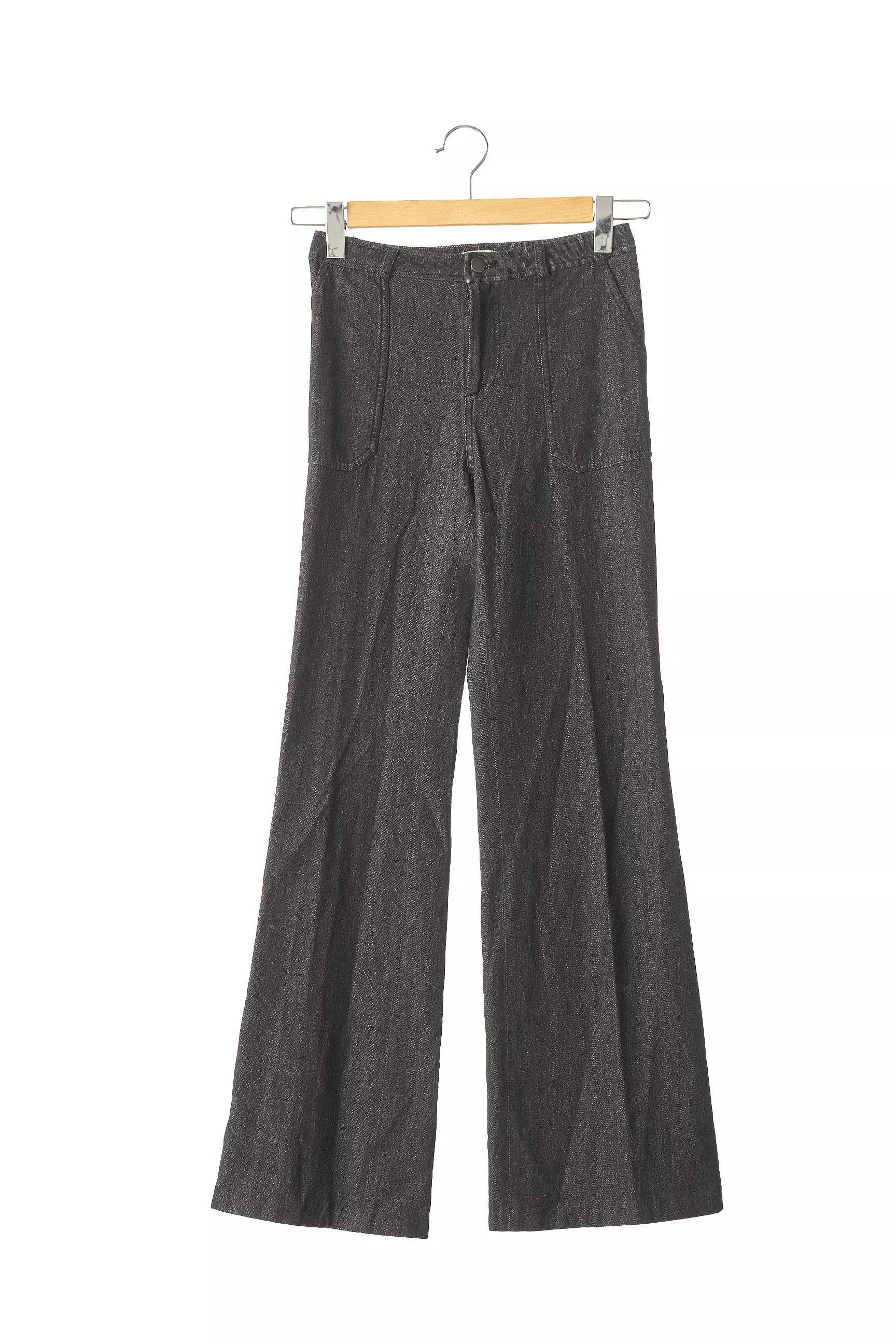 Irie Wash Pantalons Flare Femme couleur noir