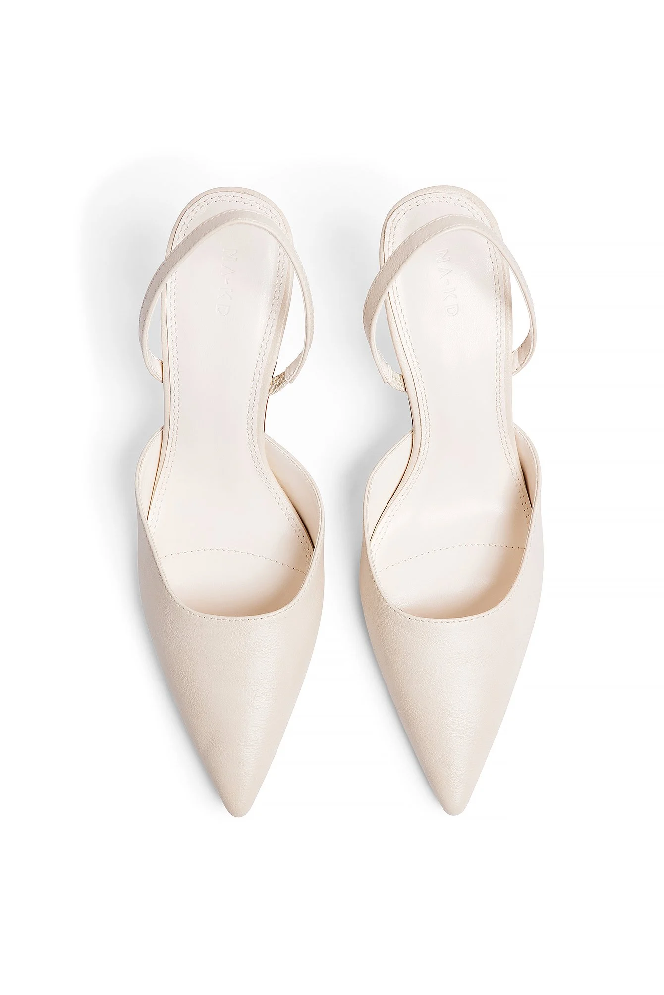 Schmale Sling-Pumps mit Sanduhrform