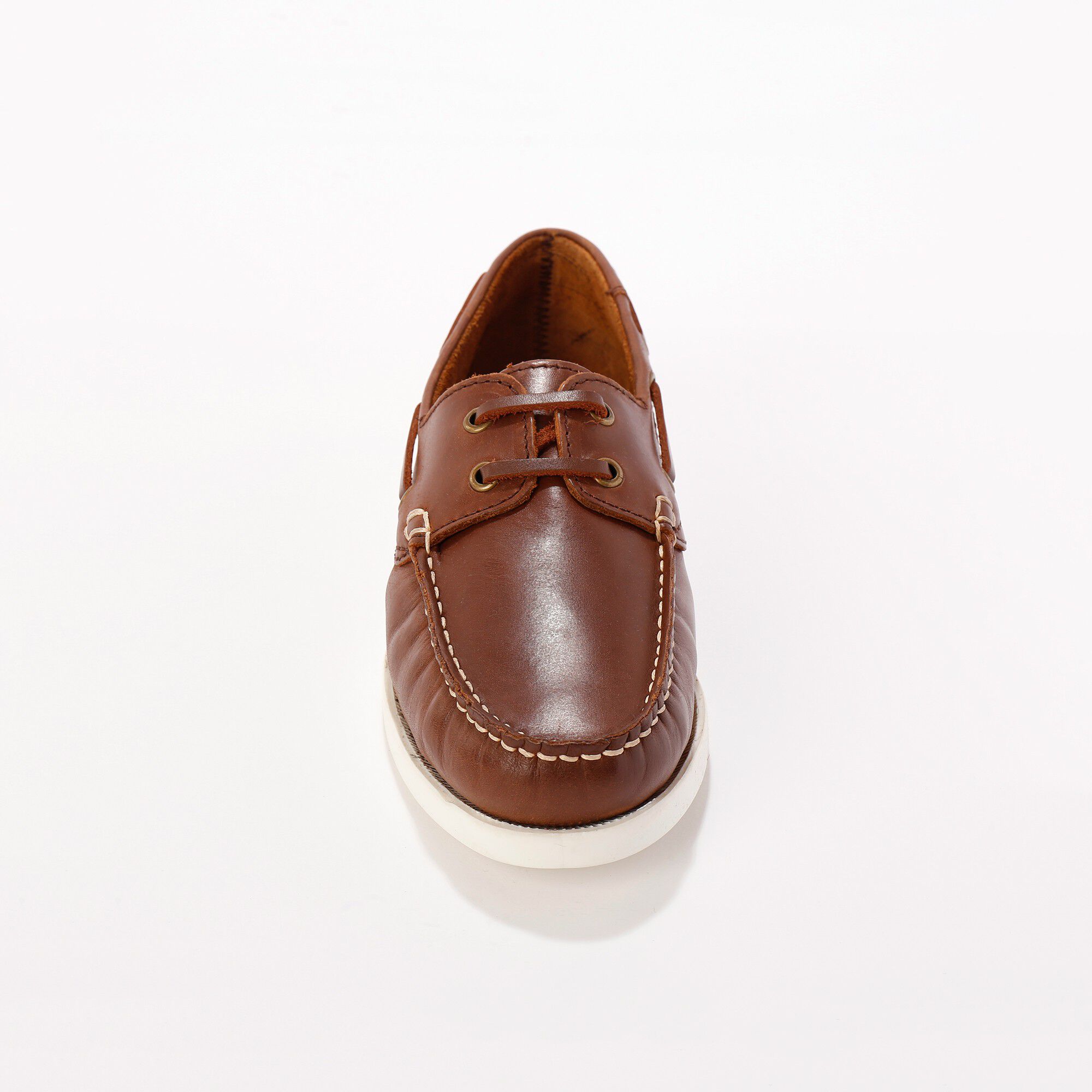 Chaussures bateau en cuir