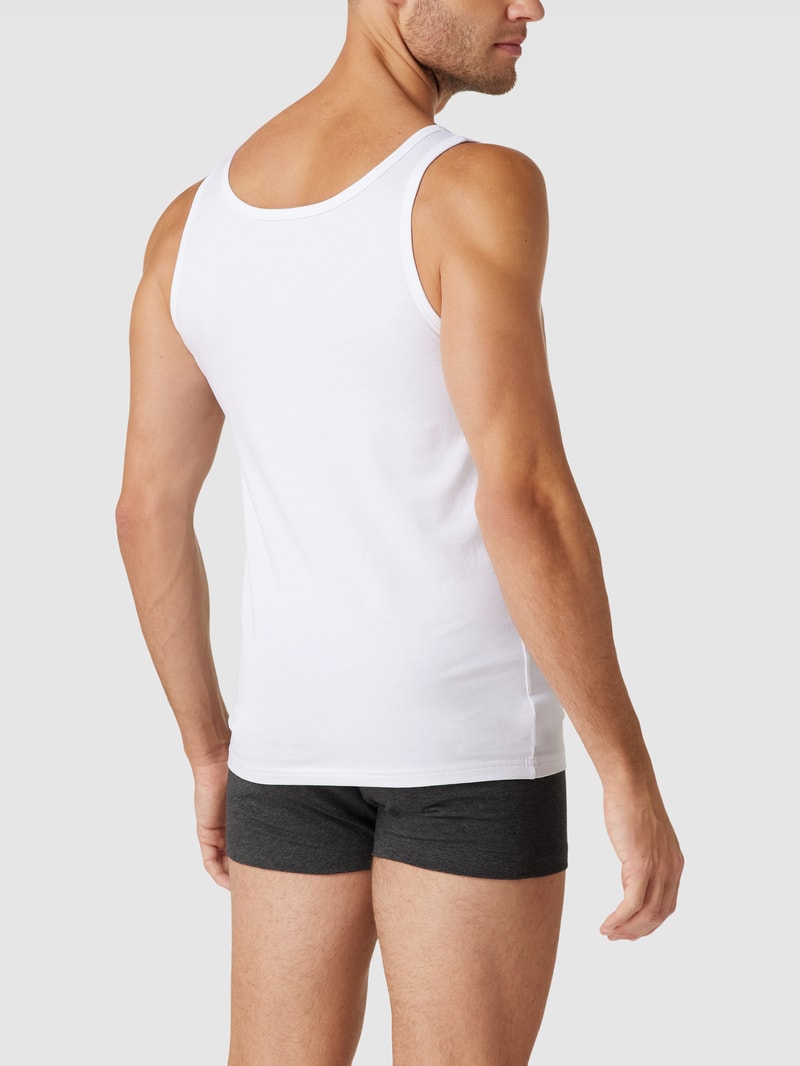 Tanktop mit Rundhalsausschnitt in weiß