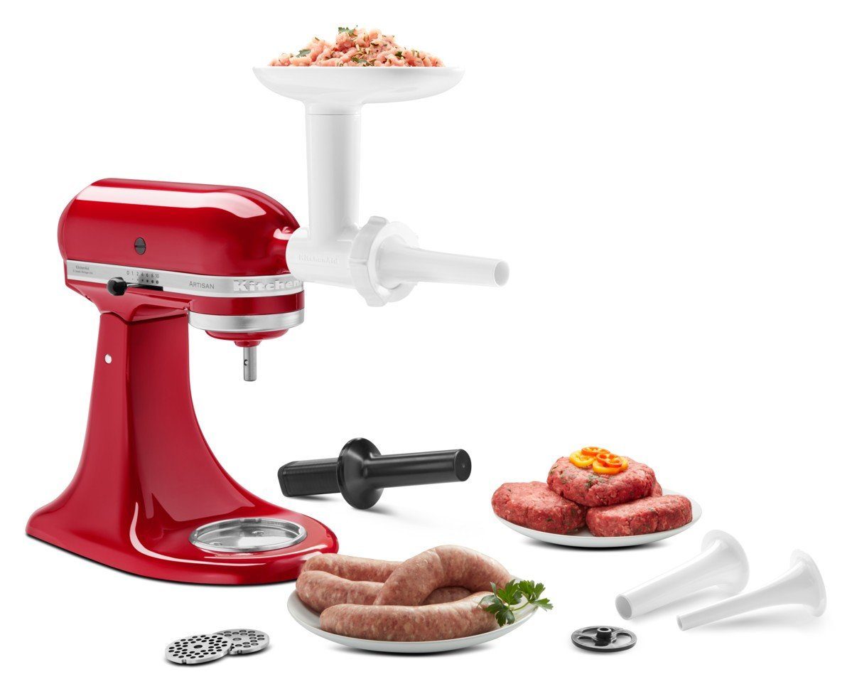 KitchenAid Küchenmaschine KitchenAid Wurstfüllhorn-Set passend für Fleischwolf 5KSMFGA