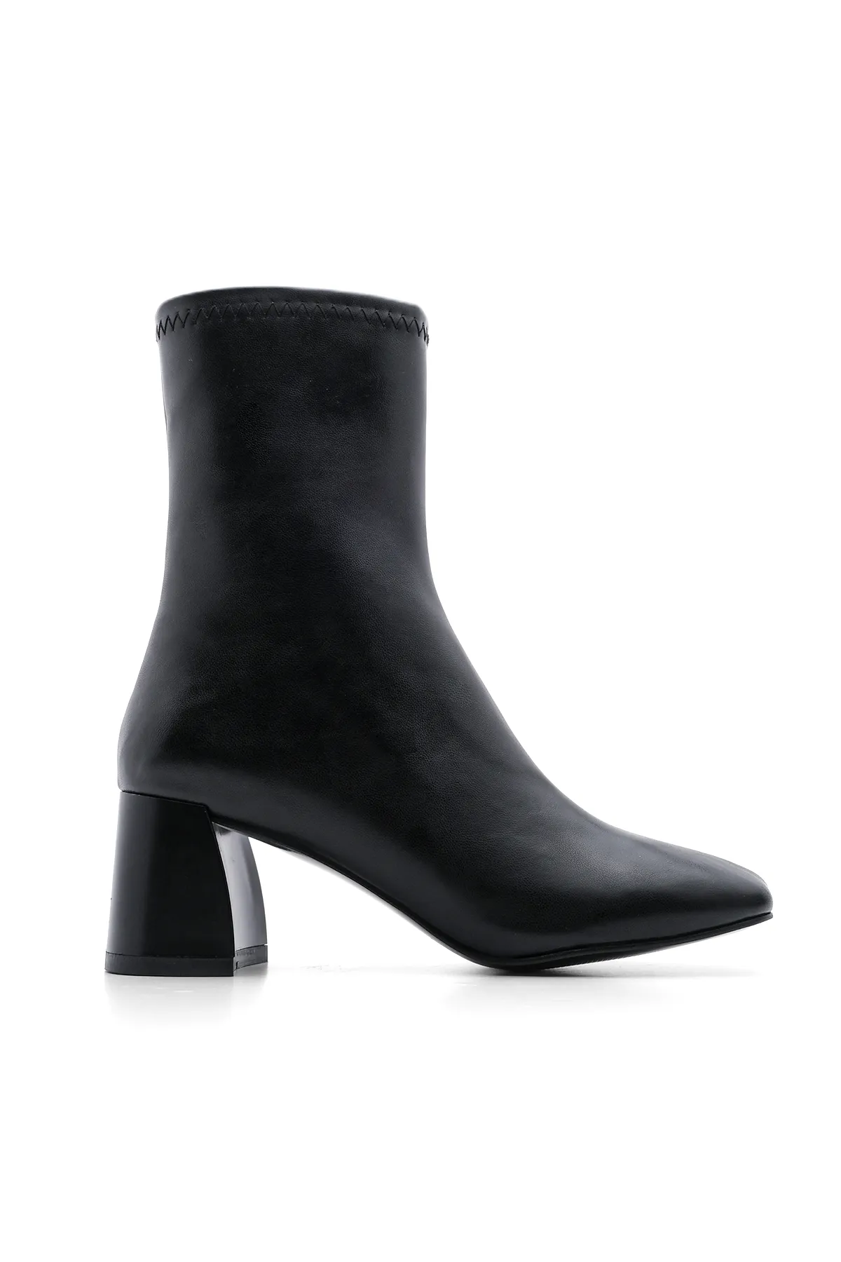 Marjin  Stiefelette - Schwarz - Blockabsatz
