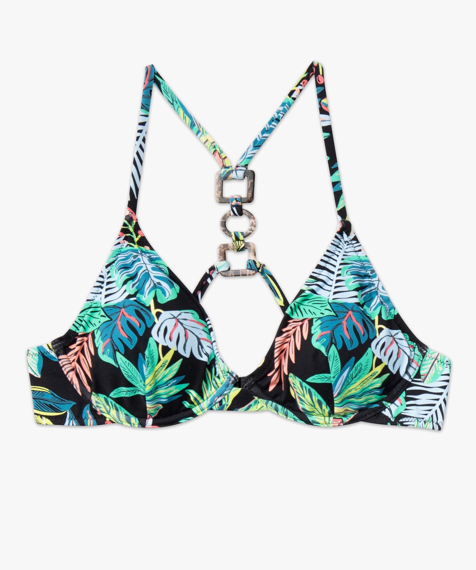 Haut de maillot de bain femme forme corbeille avec dos fanta... imprime | GEMO