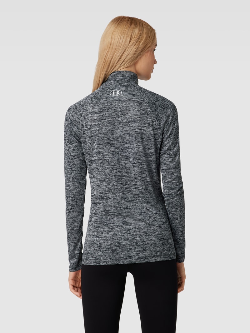 Longsleeve mit Label-Print in schwarz