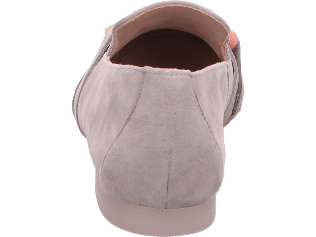 PAUL GREEN Klassische Slipper grau Slipper Loafer Leder Grau Hellgrau Damen