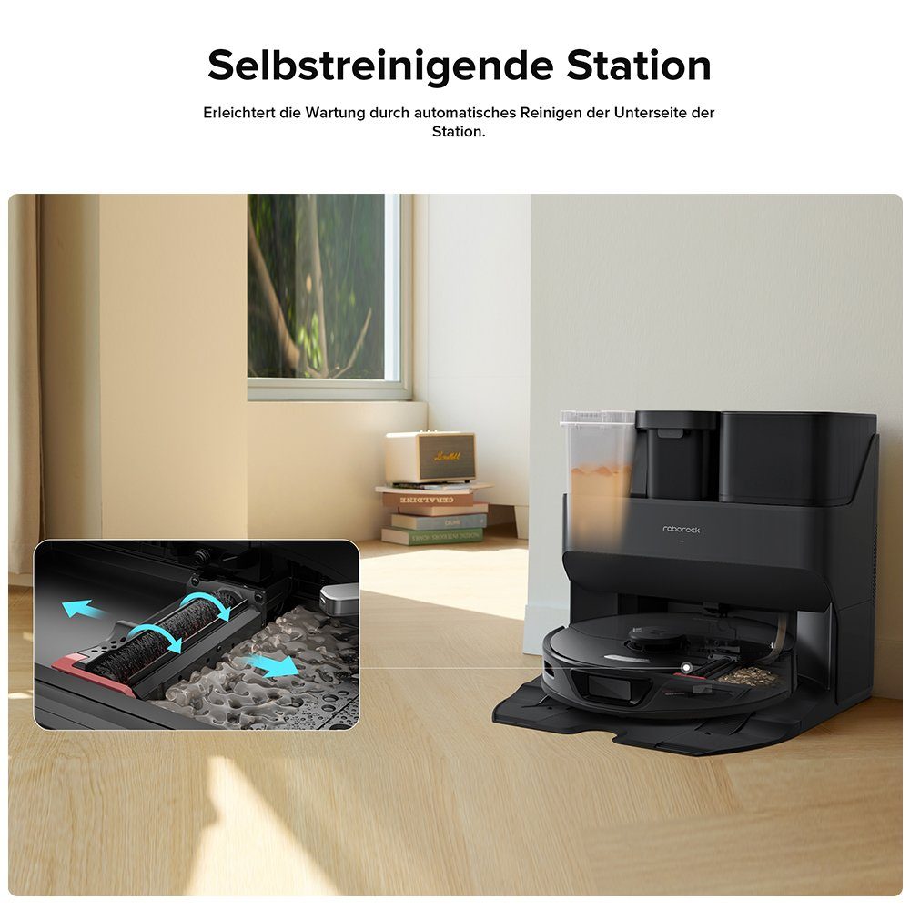 Roborock Saugroboter S7 Max Ultra, 60,00 W, 5500Pa, Aktive Hindernisvermeidung, Heißlufttrocknung, Selbstreinigend Dock, 3D Mapping, Kindersicherung, APP (Upgrade von S7 Pro Ultra, VS S8 Pro Ultra)