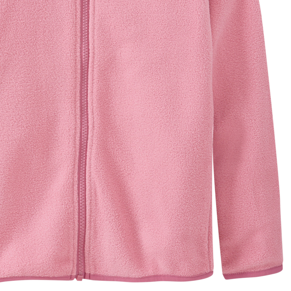 Mädchen Fleecejacke mit Stehkragen