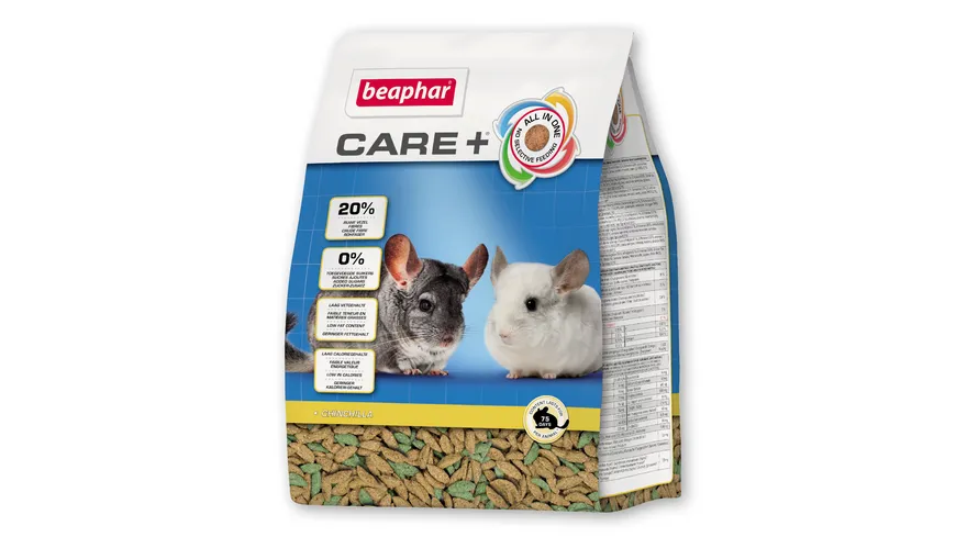 beaphar Nagerfutter Care+ Chinchilla 1,5kg 1.5 kg