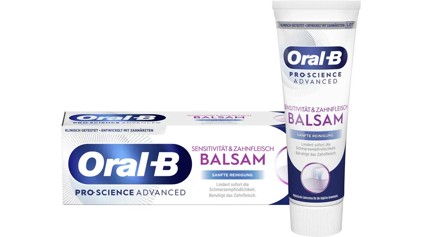 Oral-B Zahnpasta Pro-Science Advanced Sensitivität und Zahnfleisch Balsam 75 ml