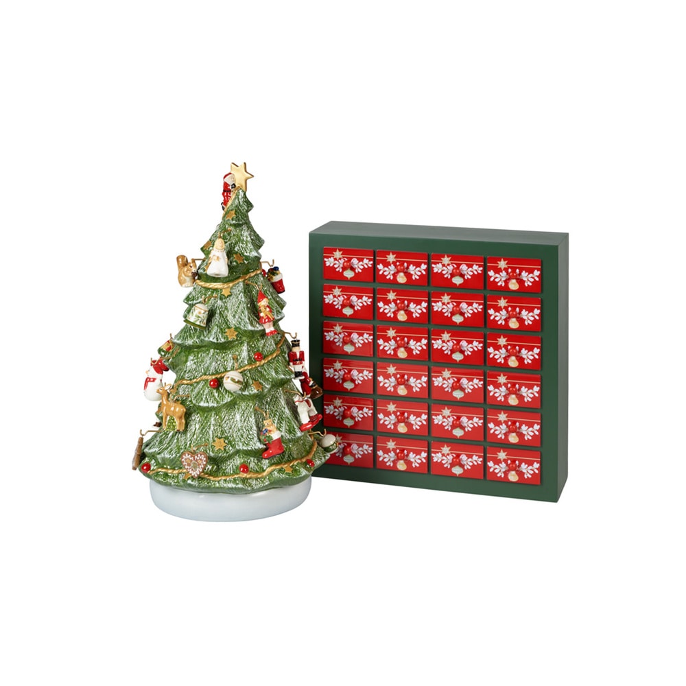 Villeroy & Boch Calendrier de l'avent 3D sapin Christmas Toys Memory Décoration