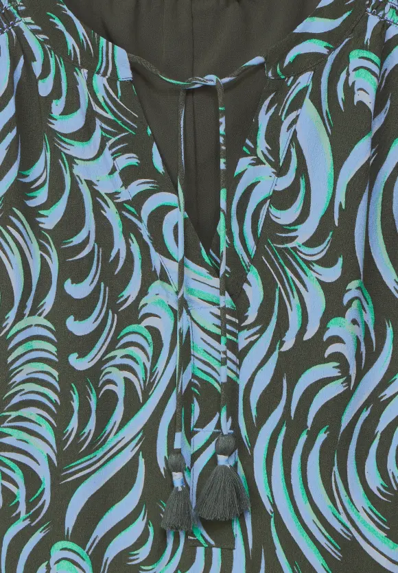 CECIL Wellenprint Crêpe Kleid