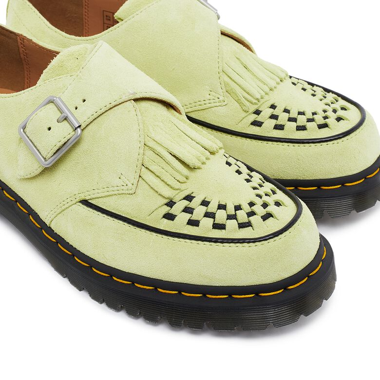 Dr. Martens Ramsey Monk KLT Loafer lime green desert oasis suede