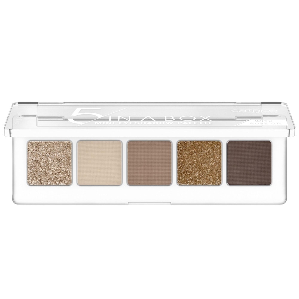 catrice 5 In A Box Mini palette fards à paupières 010 Golden Nude Look Palette d'Ombres à Paupières