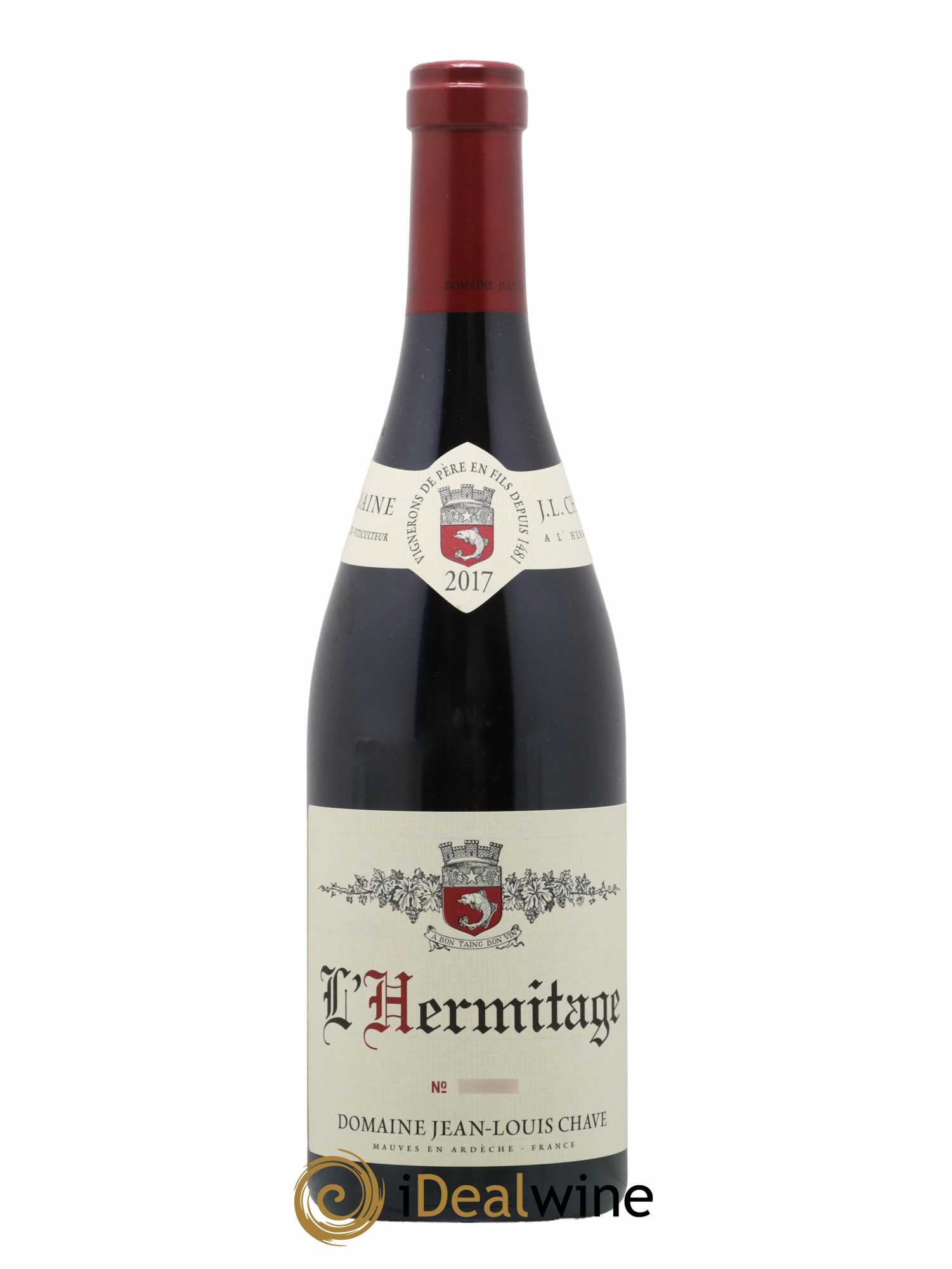 Hermitage Jean-Louis Chave  2017 - Lot de 1 Bouteille