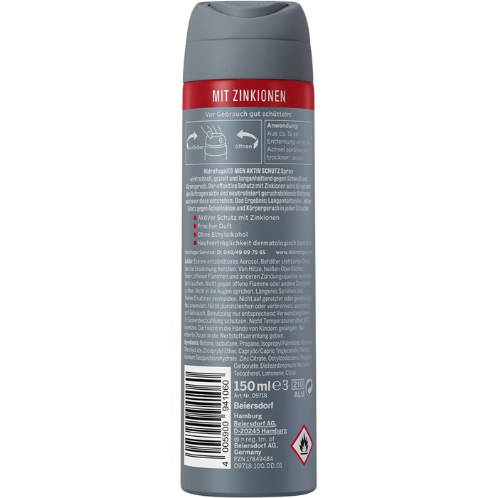 Men Aktiv Schutz Anti-Transpirant Spray