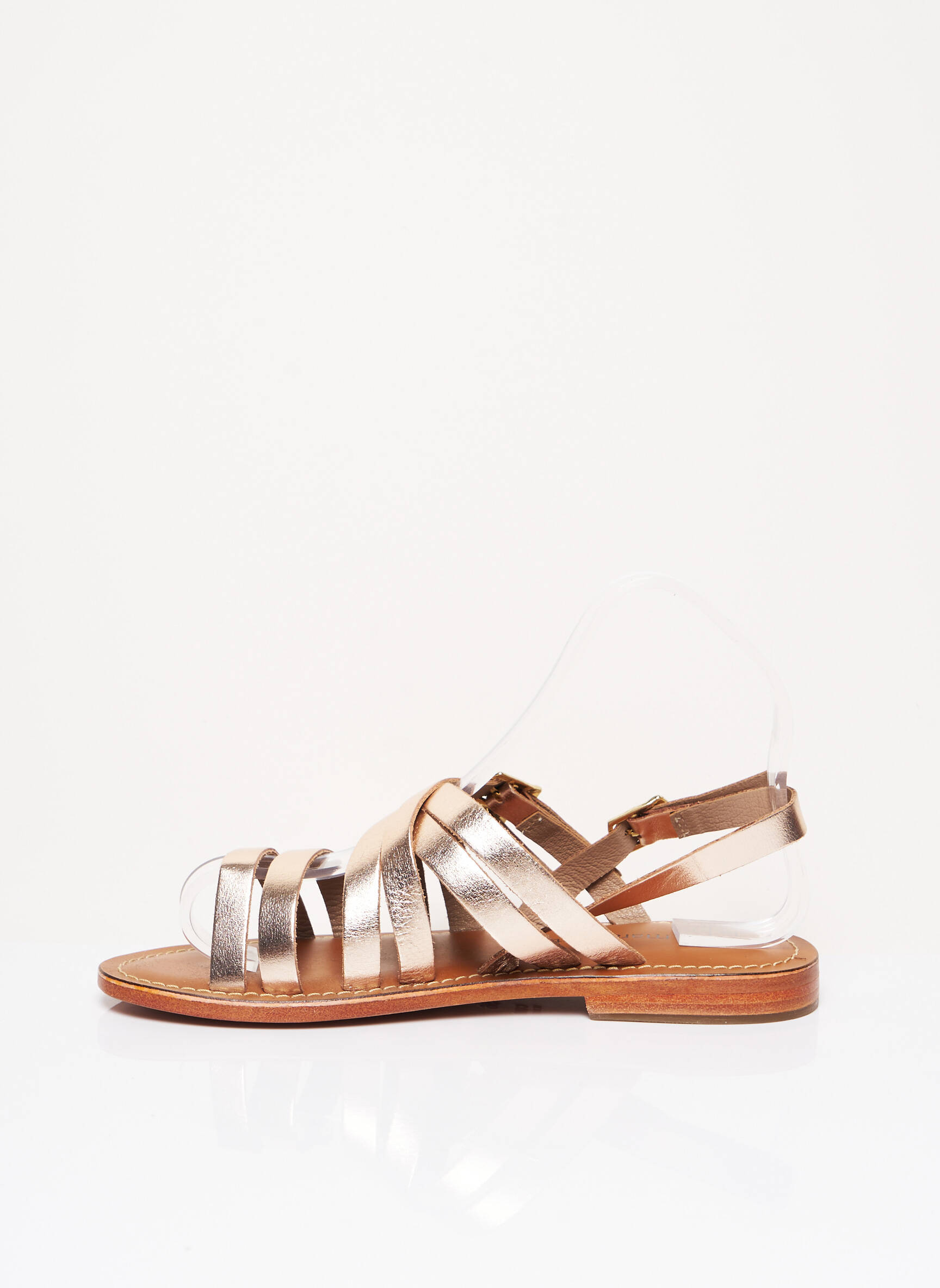 La Fee Maraboutee Sandales Nu Pieds Femme couleur beige